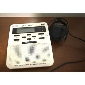 Midland WR-100 S.A.M.E. Weather and AM Alert Radio NOAA w/ AC Adapter